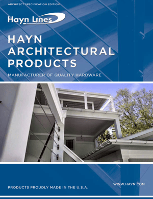 Hayn Architectural Catalog cover