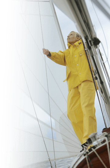woman sailing