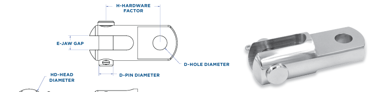Eye Jaw Toggles Hayn Marine Eye Jaw Toggles Hayn Marine