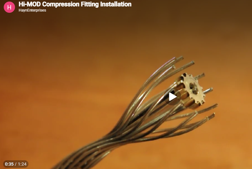 Hi-MOD Compression Fittinh Installation